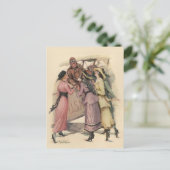 De post inhouden briefkaart (Staand voorkant)