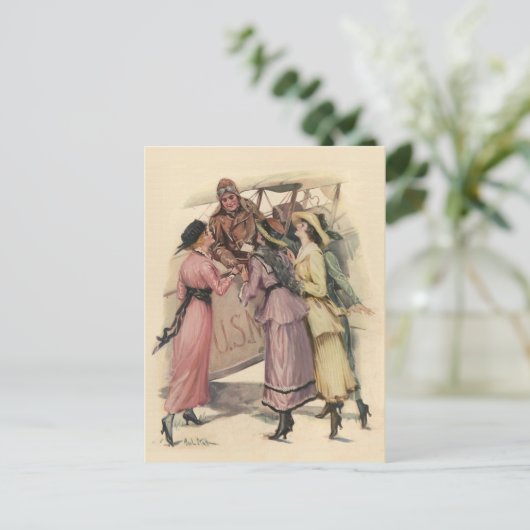 De post inhouden briefkaart (Staand voorkant)