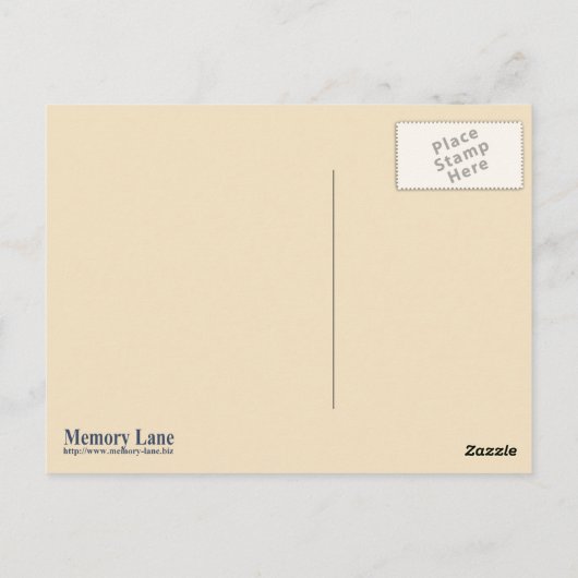 De post inhouden briefkaart (Achterkant)