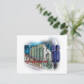 De Post van de Unie - Route 66 - Chicago Briefkaart (Staand voorkant)