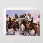 "De post" Westerne kunst van WHD Koerner Briefkaart (Voorkant / Achterkant)