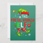 De Postbode Elf Kerst Elf Kleding Liefhebber Kaart (Voorkant)