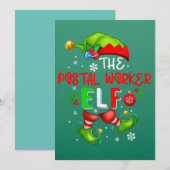 De Postbode Elf Kerst Elf Kleding Liefhebber Kaart (Voorkant / Achterkant)