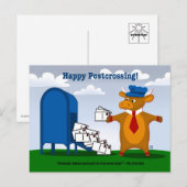 De Postcrossing Post Koe Kaarten Feestdagenkaart (Voorkant / Achterkant)