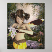 De Poster Fairy en Dragonfly Print (Voorkant)