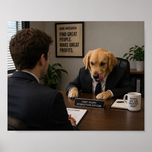 De Poster over het Sollicitatieproces (Voorkant)