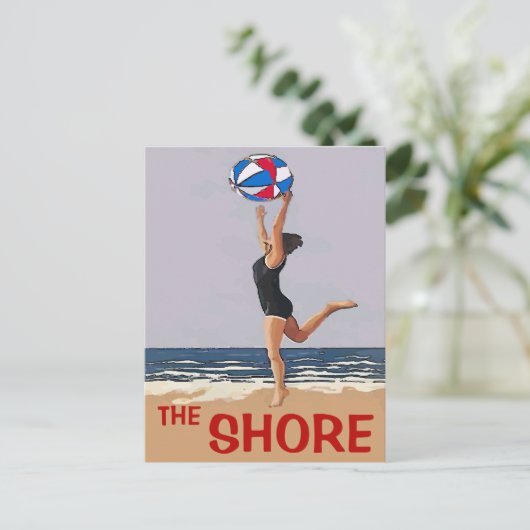 De  Poster van de Shore-stijl Briefkaart (Staand voorkant)
