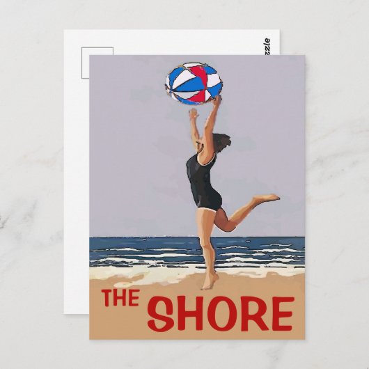 De  Poster van de Shore-stijl Briefkaart (Voorkant / Achterkant)