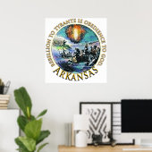 De Posters van het Theekransje van Arkansas (Thuiskantoor)