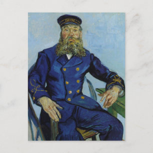 De postman Joseph Roulin van Vincent van Gogh Briefkaart