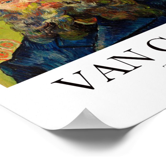 De Postman van Vincent van Gogh Poster (Hoek)