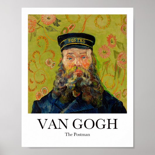 De Postman van Vincent van Gogh Poster (Voorkant)
