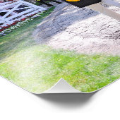 De postparade in Saratoga Foto Afdruk (Hoek)