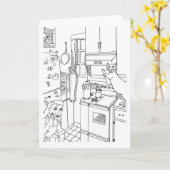 De pot kookt over kaart (Gele Bloem)