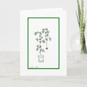 De Pot van de bloem Kaart