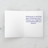 De Poten van de kerstman en zijn Vrienden van het Feestdagen Kaart (Binnen)