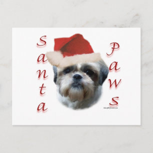 De Poten van de Kerstman van Tzu van Shih Feestdagenkaart