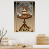 De Potion Tarot Card Poster (Keuken)