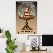 De Potion Tarot Card Poster (Thuiskantoor)
