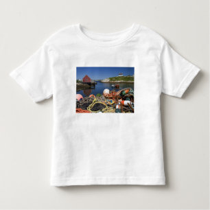 De potten, de boeien, en de touwen van de lobster  kinder shirts