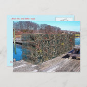 De Potten van de zeekreeft, de Haven van York, Briefkaart (Voorkant / Achterkant)