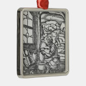 De potter, 1574 metalen ornament (Rechts)