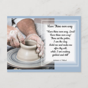 De Potter op de werkkaart Briefkaart