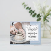 De Potter op het werk Kaart (Staand voorkant)