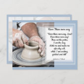 De Potter op het werk Kaart (Voorkant / Achterkant)