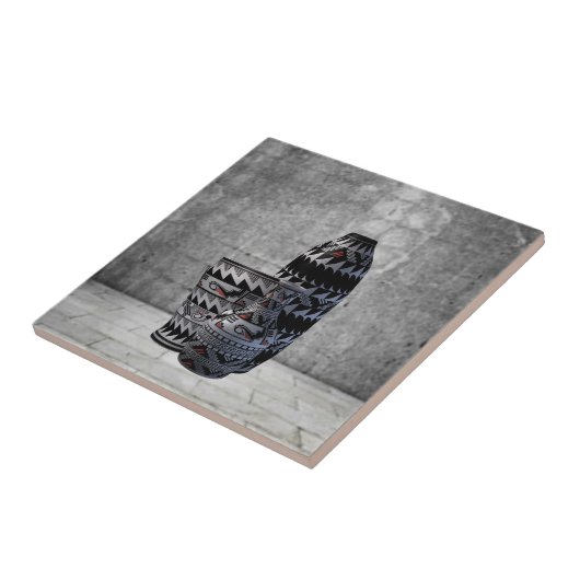 De Potters Tegeltje (Zijkant)