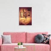 De Powder Room - poster Canvas Afdruk (Insitu (Woonkamer))