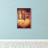 De Powder Room - poster Canvas Afdruk (Insitu (Houten vloer))