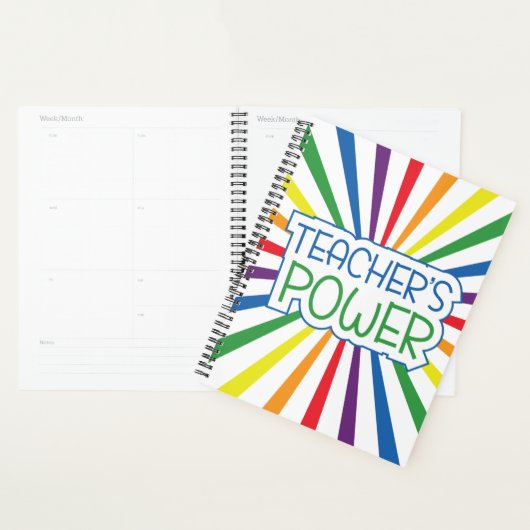 De Power Rainbow Planner van de leraar (Display)