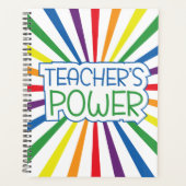 De Power Rainbow Planner van de leraar (Voorkant)