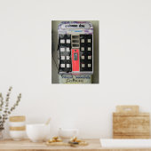 De Power Vendor ... Telefoon Oplaad Automaat Poster (Keuken)