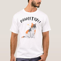 De POZITIEVE Kat - Heren T-Shirt