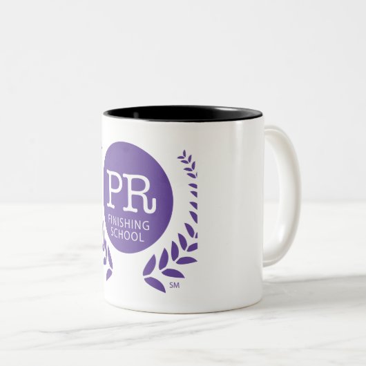 De PR-afstudeerschool Tweekleurige Koffiemok (Voorkant rechts)