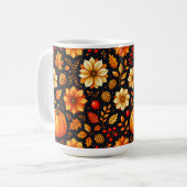 De pracht van de herfst Thanksgiving Koffiemok (Voorkant links)
