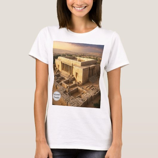 "De pracht van de tempel van Salomo: een symbool v T-shirt (Voorkant)