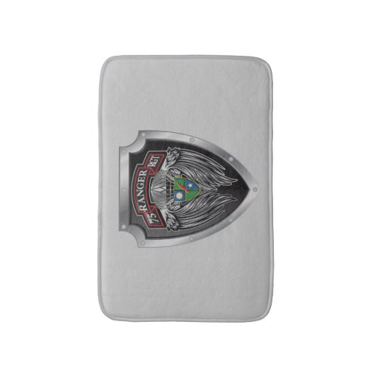 De prachtige 75e Ranger Regimental Scroll Badmat (Voorkant Verticaal)