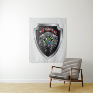 De prachtige 75e Ranger Regimental Scroll Wandkleed
