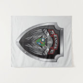 De prachtige 75e Ranger Regimental Scroll Wandkleed (Voorkant (horizontaal))