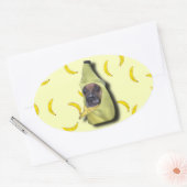 De prachtige Bean Dog Sticker (Envelop)