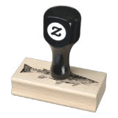 De prachtige beekforel rubberstempel (Stempel)