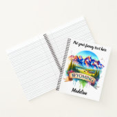De prachtige berglandschappen van Wyoming Notitieboek (Binnen)