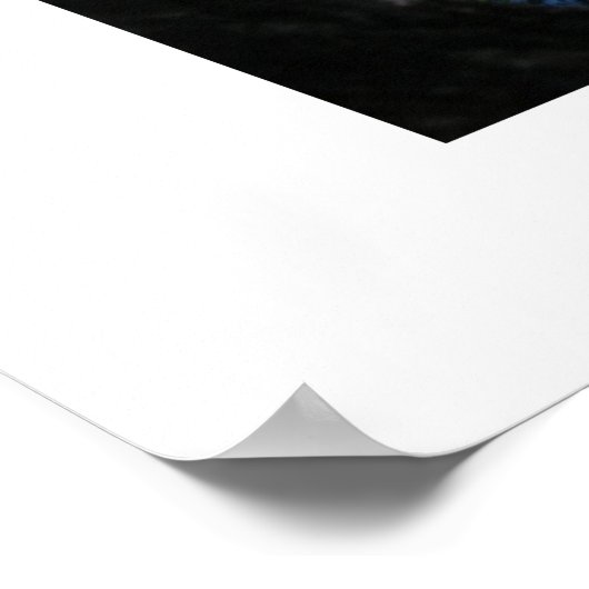 De prachtige blauwe hemel poster (Hoek)