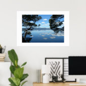 De prachtige blauwe hemel poster (Thuiskantoor)