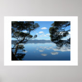 De prachtige blauwe hemel poster (Voorkant)