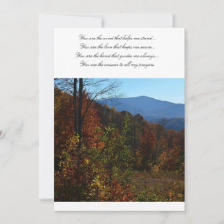 De prachtige Blauwe Ridge-bergen tijdens de Herfst