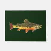 De prachtige Brook-forel Deurmat (Voorkant)